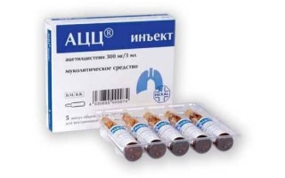 АЦЦ для ингаляций — инструкция по применению